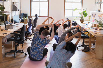 Picture of Corporate Yoga  Wellness Program
